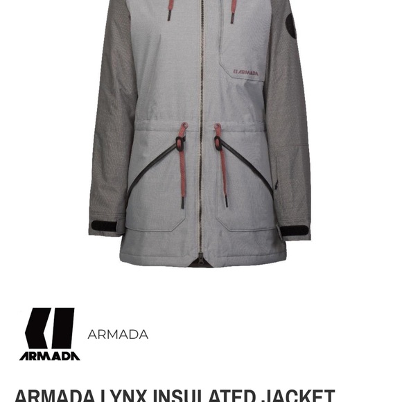 Armada Jackets & Blazers - Armada Women's Lynx Insulated Ski Jacket - Light Gray
